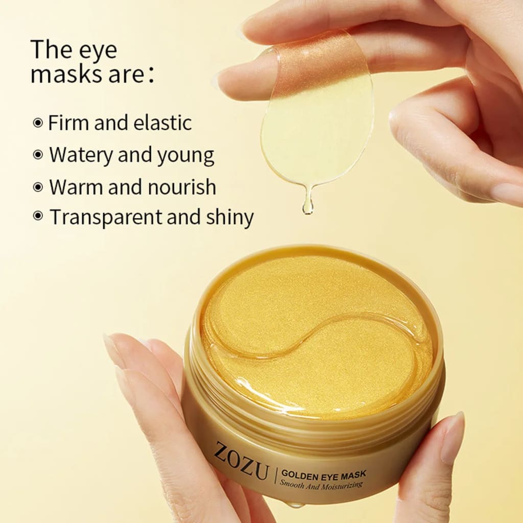 HydraGold™ Eye Mask – Patchs Yeux Anti-Poches, Anti-Cernes & Hydratation Longue Durée