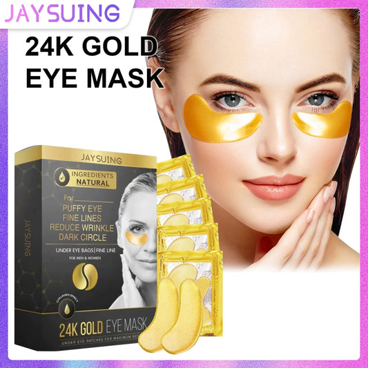 GoldEye™ 24K Collagen Patches – Anti-cernes, Anti-rides & Lifting Instantané du Regard
